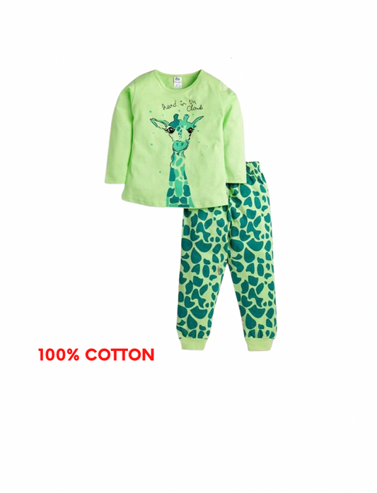 Girls Lounge Wear Giraffe