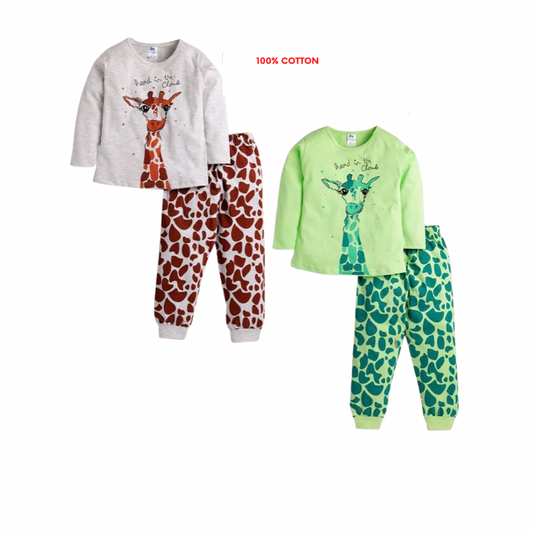 Girls Lounge Wear Giraffe