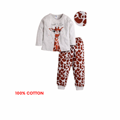 Girls Lounge Wear Giraffe